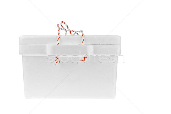 Styrofoam storage box on white background Stock photo © FrameAngel
