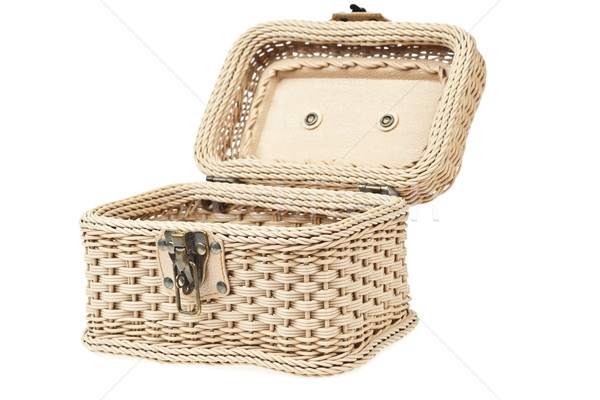 Stock photo: Basket, plastic wicker with protector