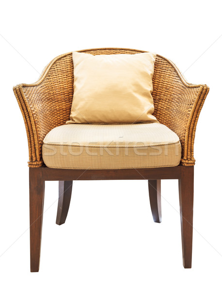 sofa furniture weave bamboo chair Stock photo © FrameAngel