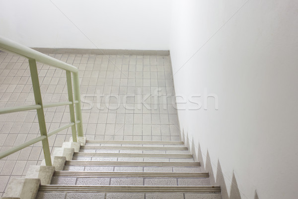 stairway for exit, safety concept Stock photo © FrameAngel