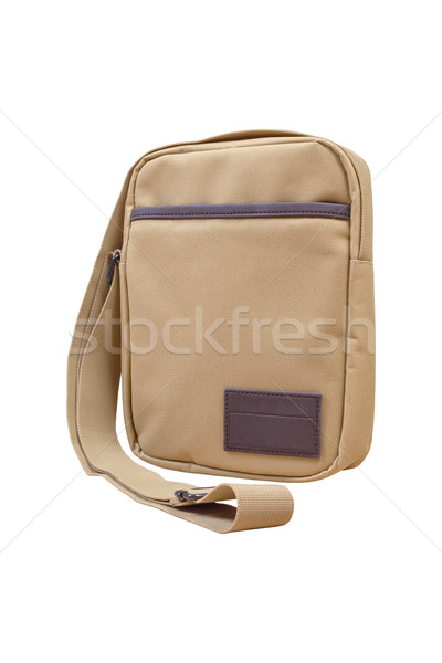 Shoulder or messenger bag with strap isolated on white backgroun Stock photo © FrameAngel
