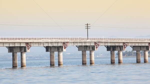 bridge over the river  Stock photo © FrameAngel