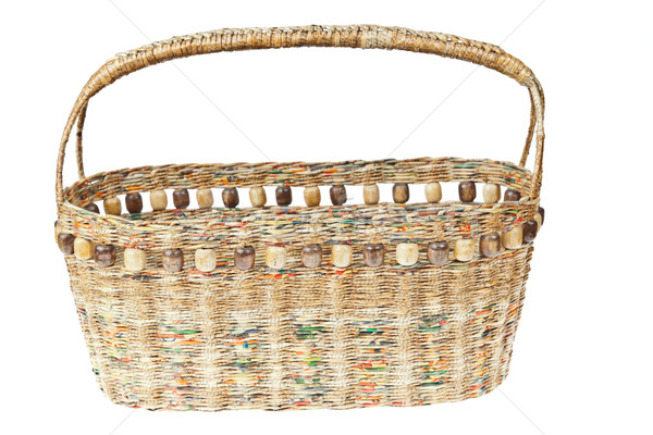 Zdjęcia stock: Koszyka · gazety · Wielkanoc · strony · dar · piknik