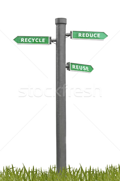 recycle sign Stock photo © FrameAngel