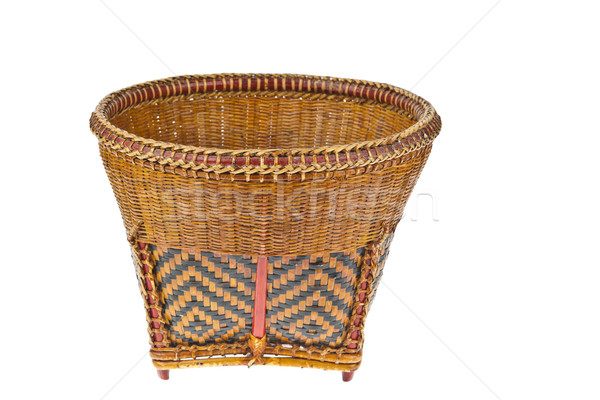 wicker basket isolated on white background  Stock photo © FrameAngel