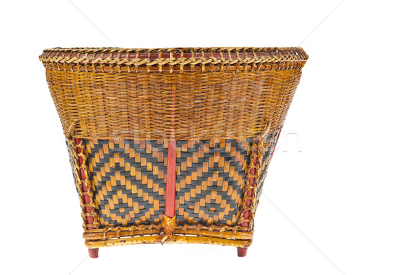wicker basket isolated on white background  Stock photo © FrameAngel