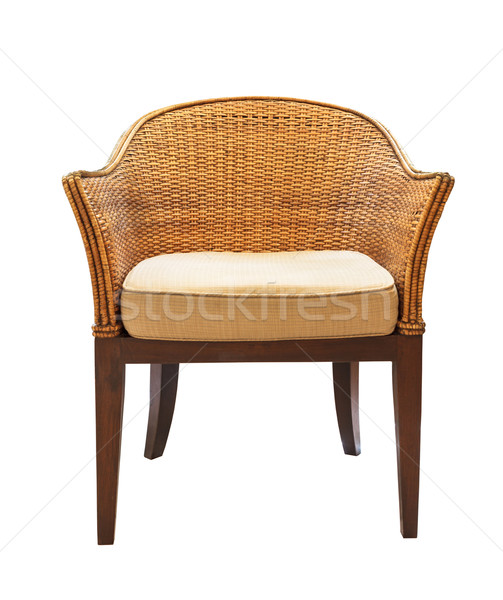 sofa furniture weave bamboo chair Stock photo © FrameAngel