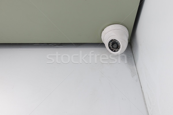 Stok fotoğraf: Cctv · kamera · güvenlik · tavan · güvenlik · teknoloji