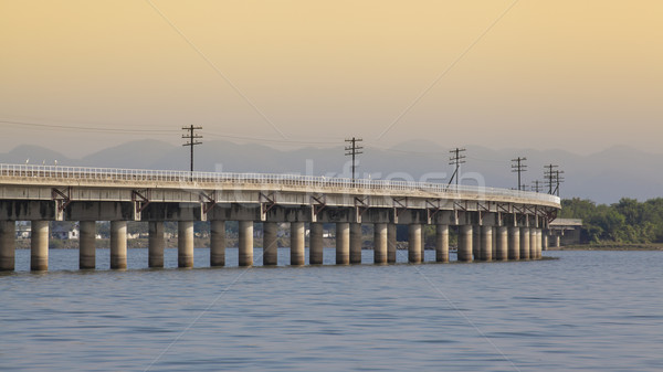 bridge over the river  Stock photo © FrameAngel