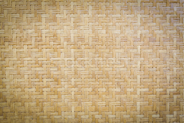 Bamboo wooden weave texture background Stock photo © FrameAngel