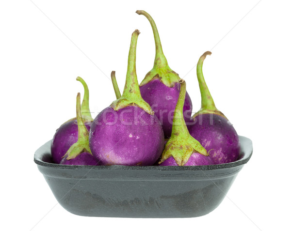 purple eggplant in Styrofoam Food Tray Stock photo © FrameAngel