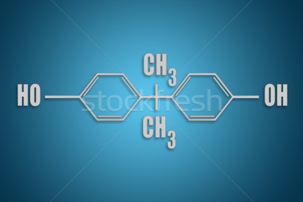 bisphenol A (BPA) chemical formula Stock photo © FrameAngel
