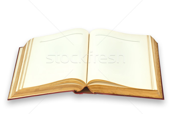 Isolated Old blank book Stock photo © FrameAngel