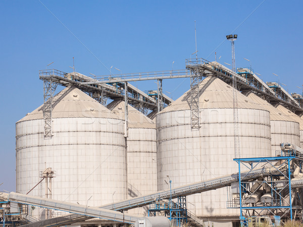 grain storage silos tank for agriculture Stock photo © FrameAngel
