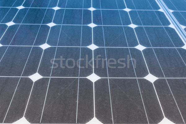 Solar Panels produce power, green energy concept Stock photo © FrameAngel