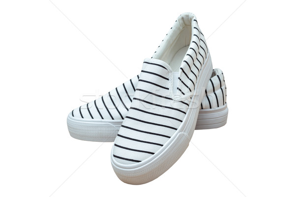 對 運動鞋 復古 顏色 孤立 白 商業照片 © FrameAngel