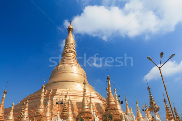 Pagoda birma Myanmar świat noc rzeki Zdjęcia stock © FrameAngel