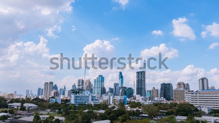 Foto stock: Cityscape · negócio · edifício · cidade · Bangkok · trem