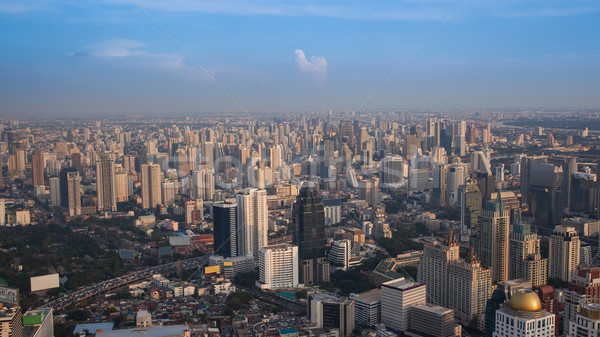 市容 曼谷 鳥 眼 視圖 天空 商業照片 © FrameAngel