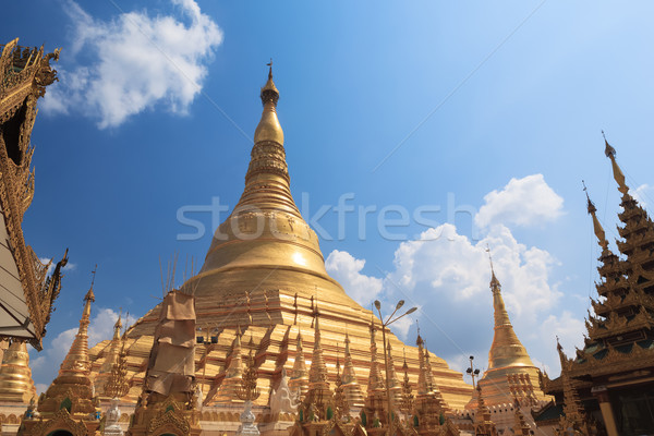 Pagoda birma Myanmar świat noc kolor Zdjęcia stock © FrameAngel