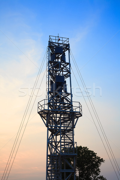 Eco power, vertical axis wind turbines, 'VAWT' Stock photo © FrameAngel