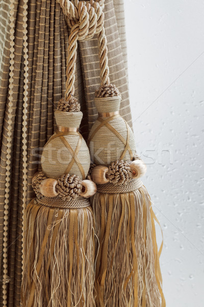 Luxury curtain and tassel Stock photo © FrameAngel