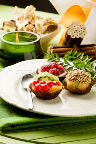 Pastries with fruits Stock photo © Francesco83