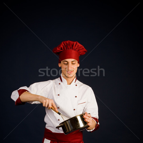 Chef cooking Stock photo © Francesco83