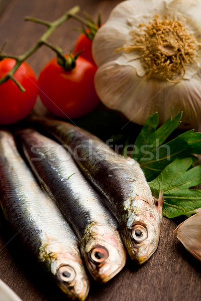 Sardines - Ingredients Stock photo © Francesco83