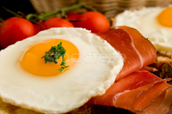 Stock foto: Englisch · Frühstück · Eier · Speck · Foto