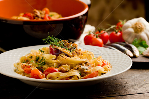 Pasta with Sardines Stock photo © Francesco83