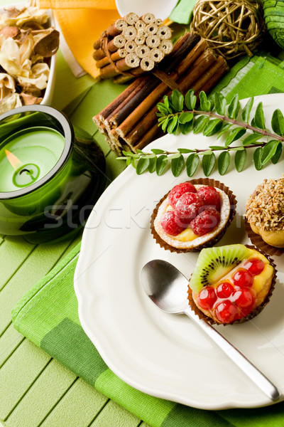 Pastries with fruits Stock photo © Francesco83