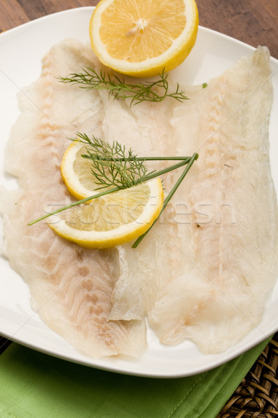 Stock photo: Sea Bass Appetizer