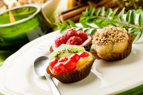 Pastries with fruits Stock photo © Francesco83