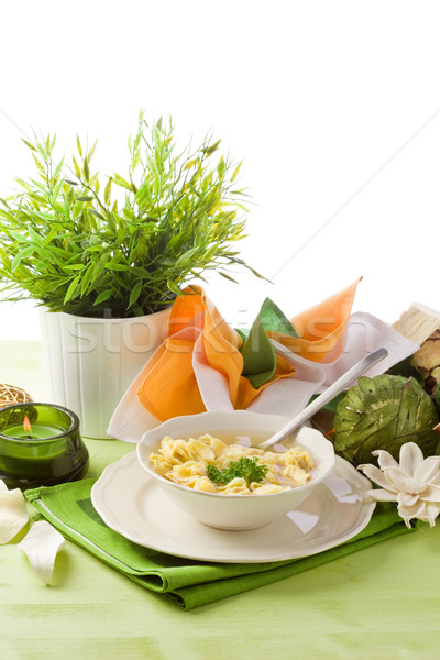 Tortellini in bouillon Stock photo © Francesco83