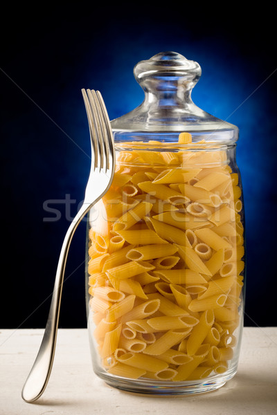 Glass bowl with pasta Stock photo © Francesco83