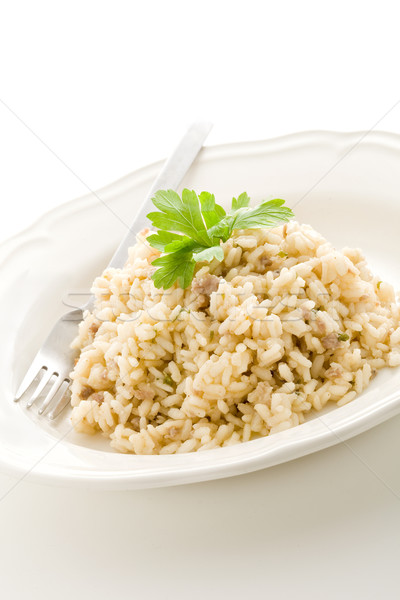 Risotto italiano cumplir foto delicioso plato Foto stock © Francesco83