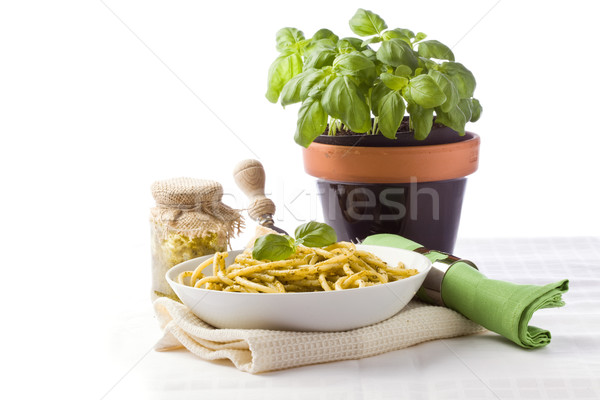 Pasta with Pesto Stock photo © Francesco83