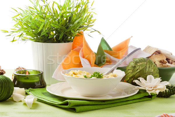 Tortellini in bouillon Stock photo © Francesco83