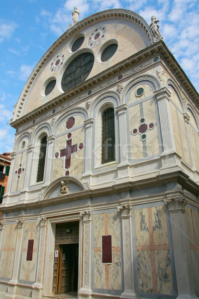 Church of Santa Maria dei Miracoli in the Venice (Italy) Stock photo © frank11