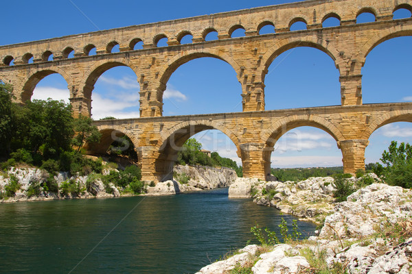 Generale view Francia antica romana ponte Foto d'archivio © frank11