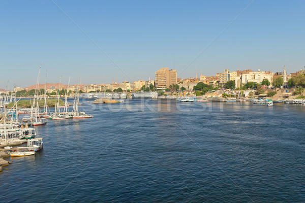 The city of Aswan, the gateway to Nubia (Egypt) Stock photo © frank11