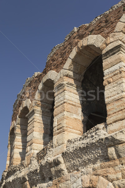 Aréna Verona Olaszország ősi amfiteátrum tipikus Stock fotó © frank11