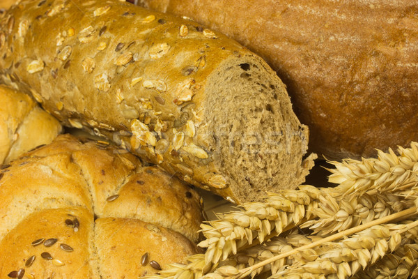 хлеб цельнозерновой хлеб ушки пшеницы Сток-фото © frank11