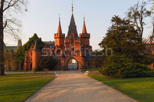 Castle Hradec nad Moravici in sunset (Czech Republic)  Stock photo © frank11