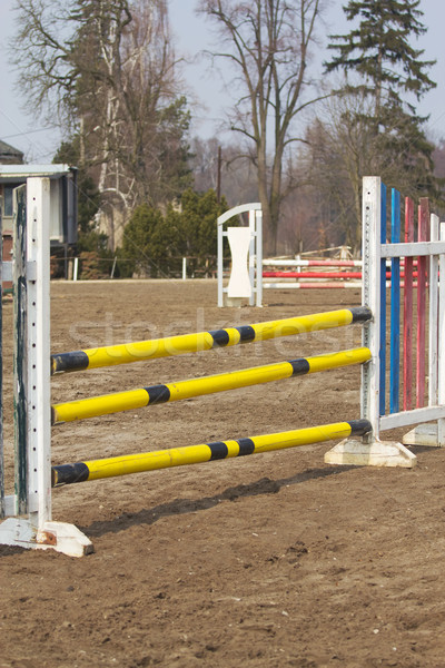 Show jumping is ready Stock photo © frank11