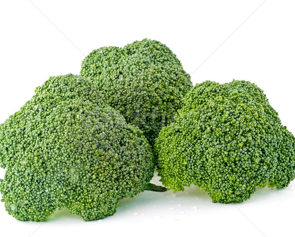 Proaspăt verde broccoli piese tăiat Imagine de stoc © Frankljr