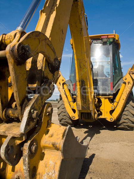 Heavy Duty construction equipment parked at work site  Stock photo © Frankljr