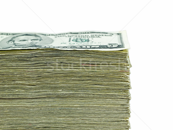 Stack of United States currency Stock photo © Frankljr
