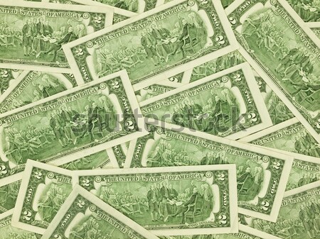 Twee geld gezicht beneden Stockfoto © Frankljr